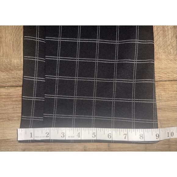 NWT APT 9 Black Windowpane Plaid Tummy Control Bootcut Dress Pants Size MT NEW - Picture 7 of 13